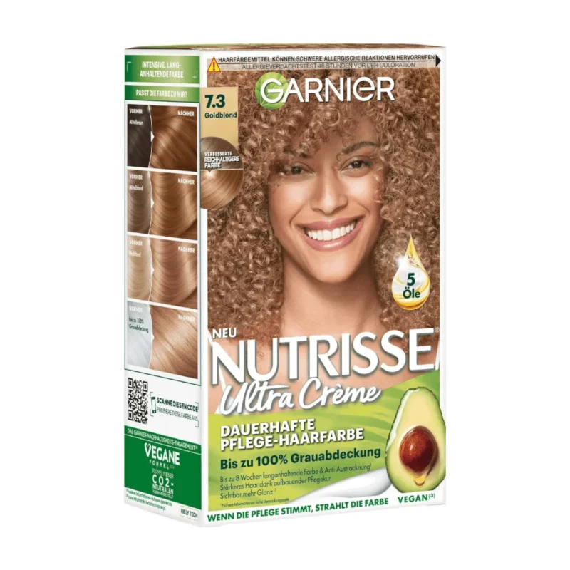 Garnier Nutrisse Ultra Creme Haarfarbe 7.3 Goldblond