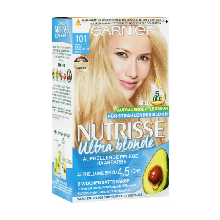 Garnier Nutrisse Ultra Blonde Haarfarbe 101 Pearl-Blonde Extra Helles Blond