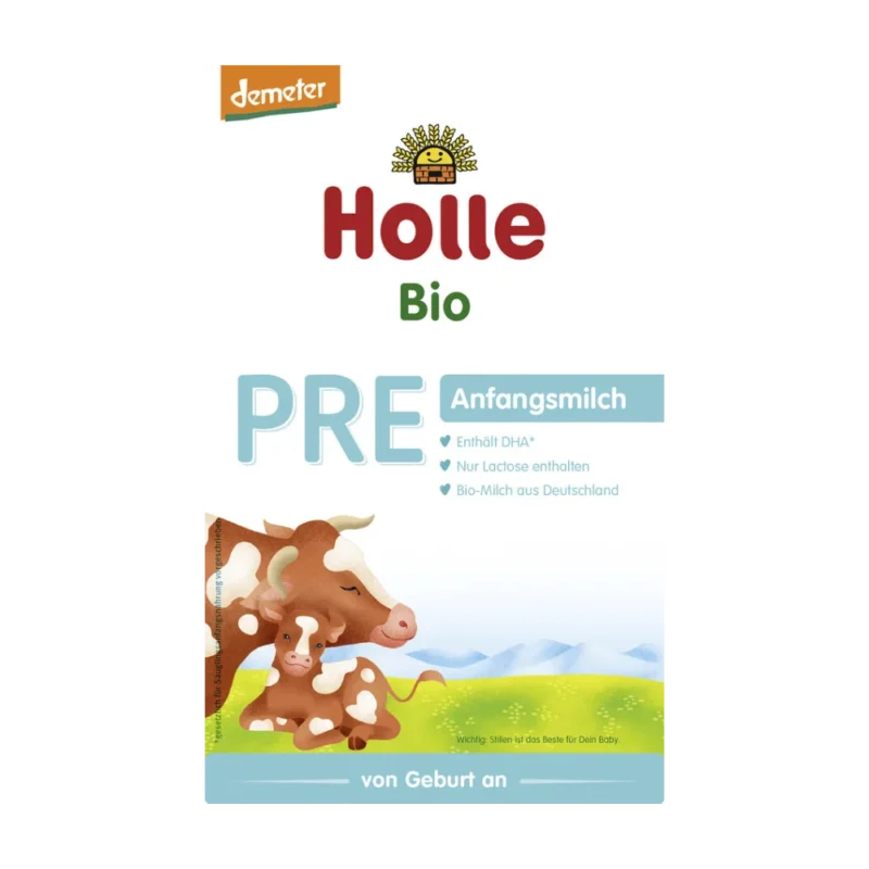 Holle Bio-Anfangsmilch PRE – Sanfte Babymilch von Geburt an