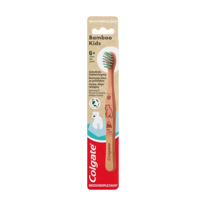 Colgate Bamboo Kids Zahnbürste weich, 1 Stk