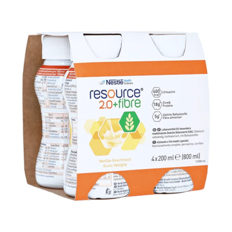 Nestlé Resource 2.0 + Fibre Vanille Trinknahrung,