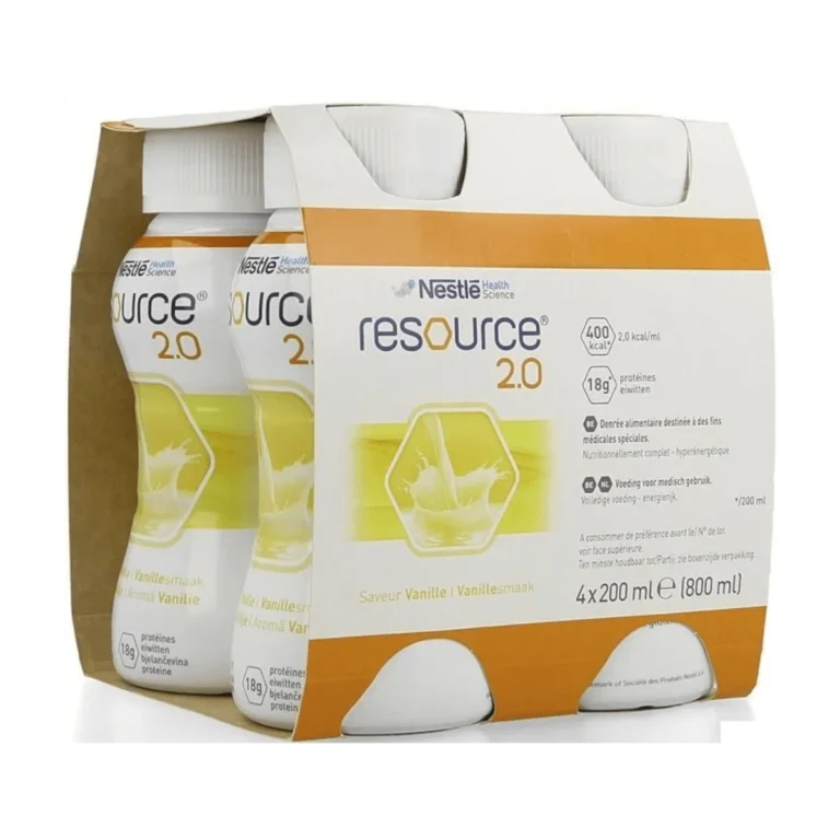 Nestlé Resource 2.0 Vanille, 4x200 ml