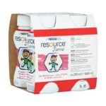 Nestlé Resource Junior Trinknahrung Erdbeere, 4 x 200 ml