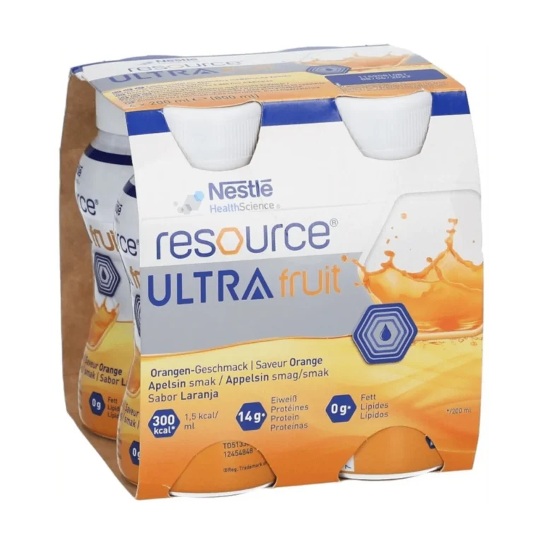 Nestlé Resource® ULTRA fruit Orange, 4×200 ml