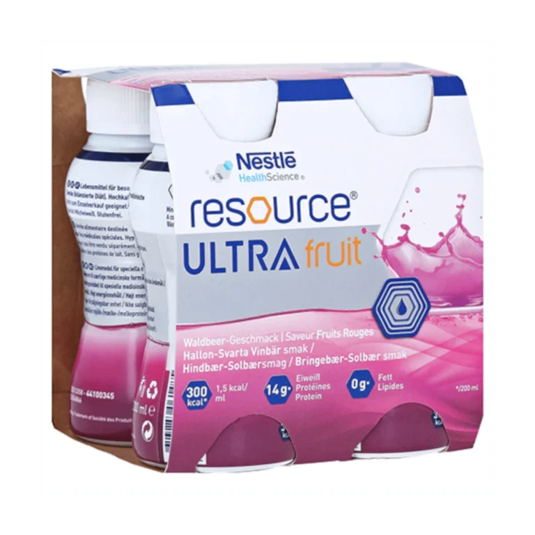 Nestlé Resource ULTRA fruit Waldbeer, 4×200 ml