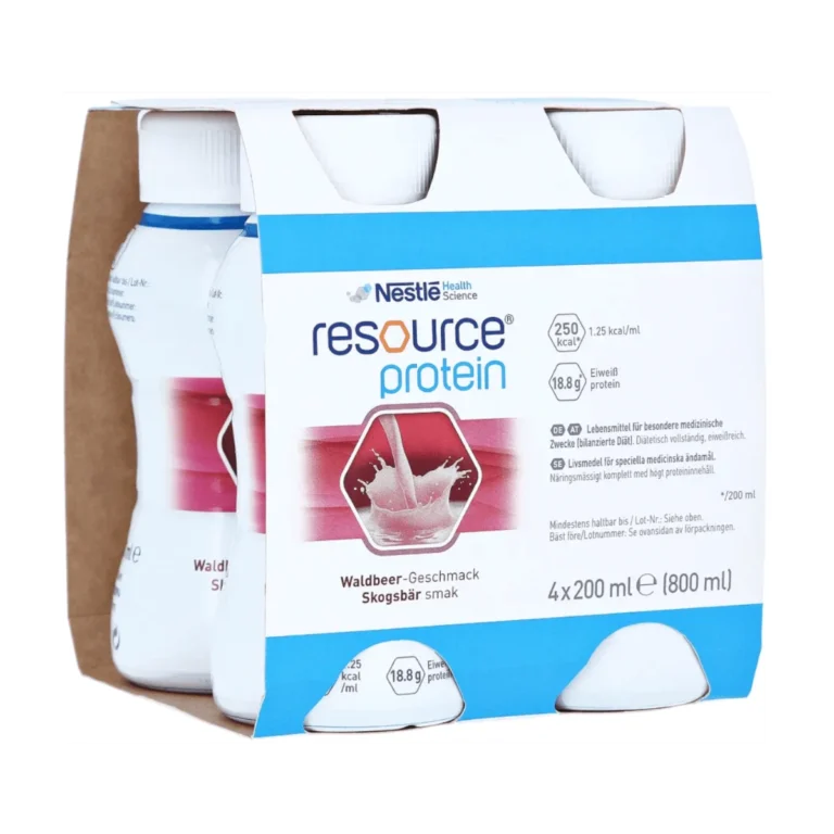 Nestlé Resource® Protein Waldbeere, 4×200 ml