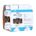 Nestlé Resource® Protein Schokolade, 4×200 ml
