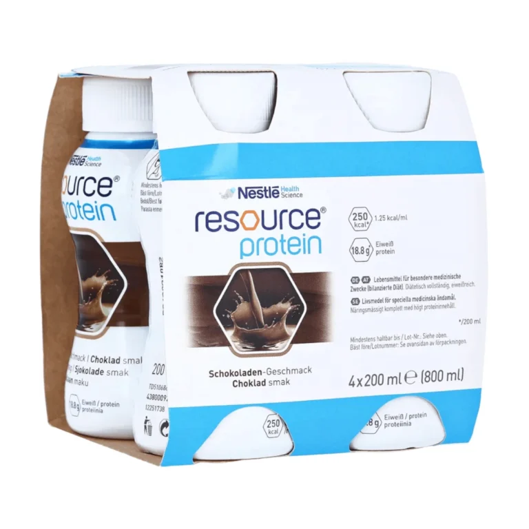 Nestlé Resource® Protein Schokolade, 4×200 ml