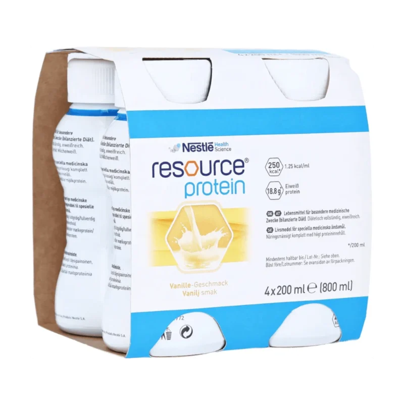 Nestlé Resource® Protein Vanille, 4×200 ml