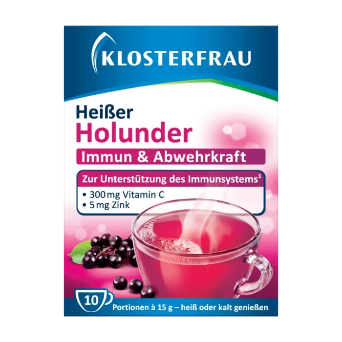 Klosterfrau Heißer Holunder Heißgetränk Beutel 10 Stück, 150 g