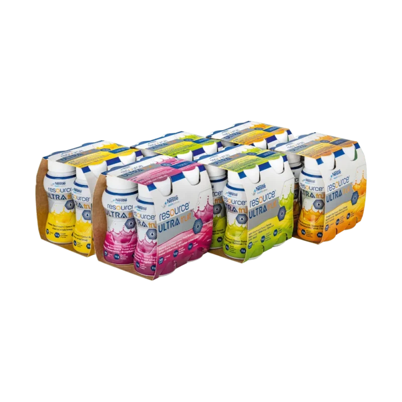 Nestlé Resource ULTRA fruit Mischkarton, 6x4x200 ml