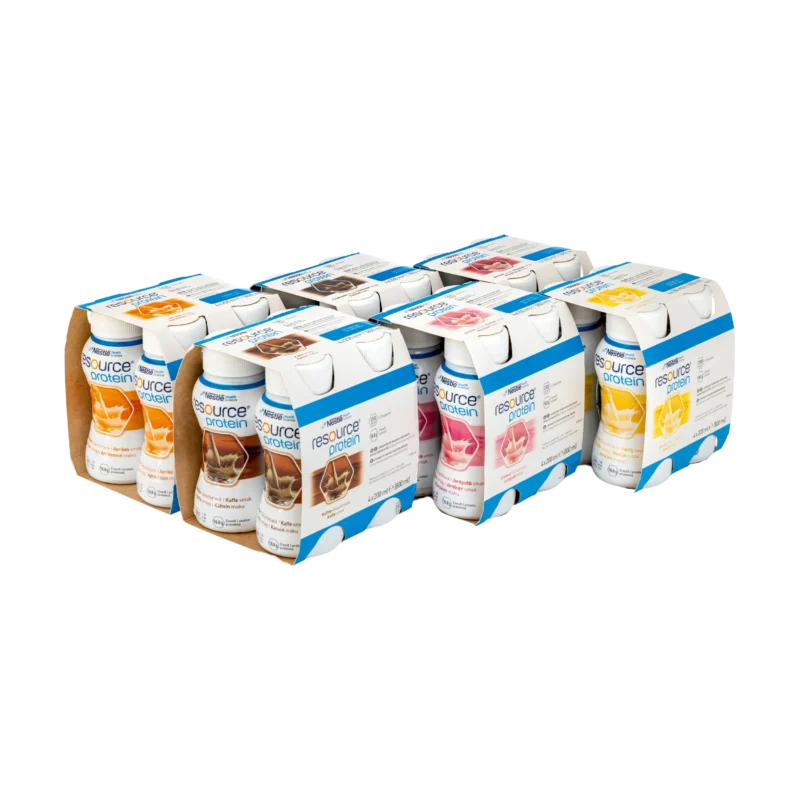 Nestlé Resource Protein Mischkarton, 6×4×200 ml