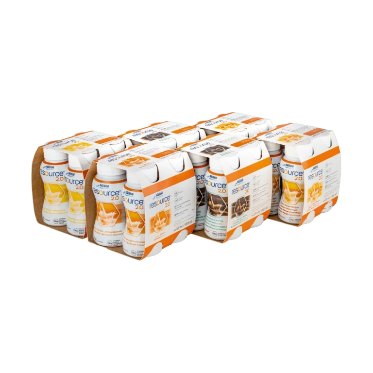 Nestlé Resource 2.0 + Fibre Mischkarton, 6×4×200 ml