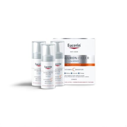 Eucerin Hyaluron-Filler Vitamin C Booster Anti-Aging Serum - Pack of 3